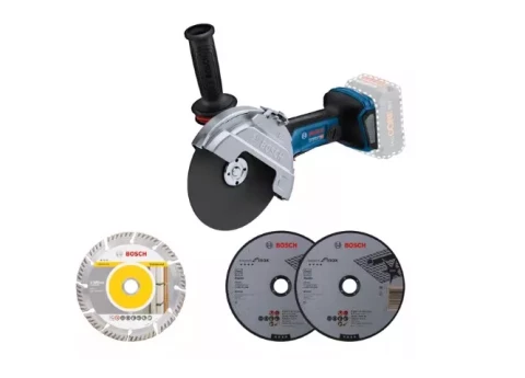 Акк. угловая шлифовальная машина GWS 18V-180 PC без аккумулятора и зарядного устройства BOSCH 06019H6E01