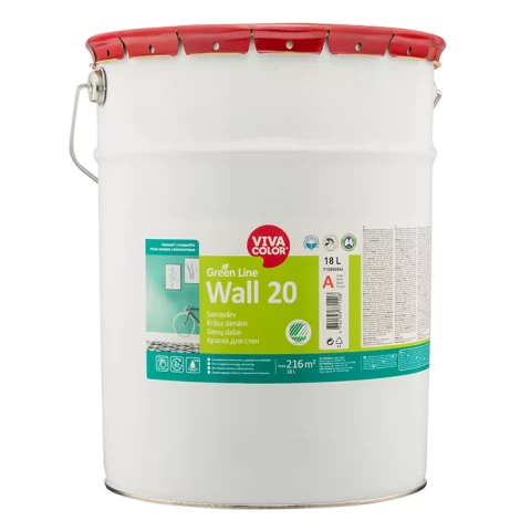 VIVACOLOR GL Wall 20 A 18L Полуматовая краска для стен