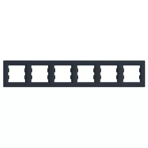 Rāmis Schneider Electric Asfora 6-vietīgs antracīts EPH5800671