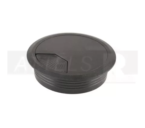 Kabeļkanāls galdam D-60mm melns