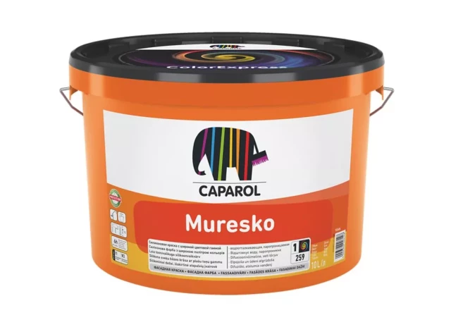 Caparol Muresko B1 10L Fasādes krāsa Capamix