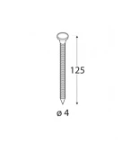 ENKURNAGLAS  125x4 mm 1.0KG/IEP