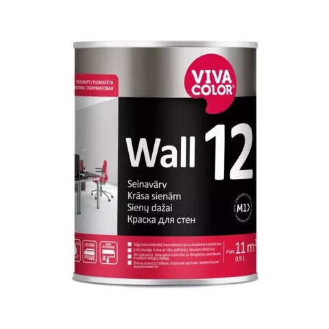 Vivacolor WALL 12 A 0.9L Полуматовая краска для стен