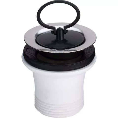 104849 Izplūde virtuvei garā  1 1/2 x 55 ar korķi plastm.  Viega