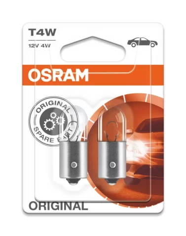 OSRAM 3893 4W 12V BA9s Lamps with metal bases for cars
