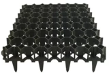 Grid for lawn 39x492x492 black 4pcs/m2, 260pcs/pallet 160t/m2