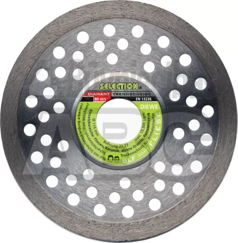 Dimanta ripa Flīzēm DIEWE 125/22.2mm SLF