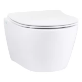 GROHE WC compl-pot with QR/SC lid Serel Rimless, frame Solido, button Arena Cosmo chrome 101046SH0H