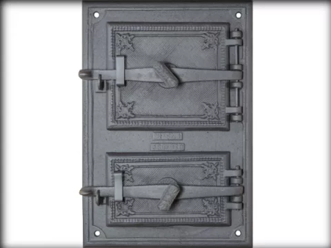 JUGNE-L čuguna plīts durvis  330x470 mm A-1