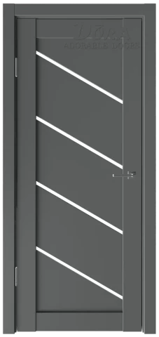 Дверной комплект Диагональ-1, 800х2000 с коробом, антрацит