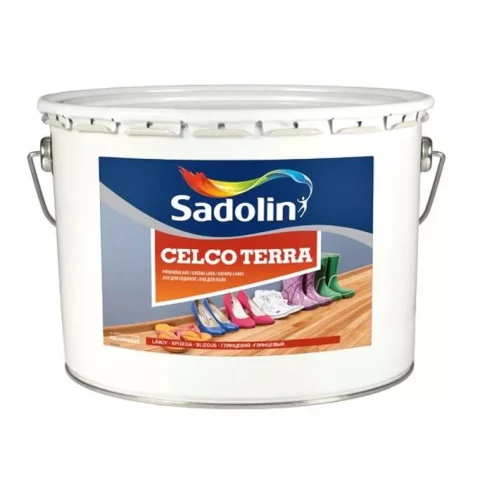 Sadolin CELCO TERRA 20 10L Pusmatēta alkīduretāna laka