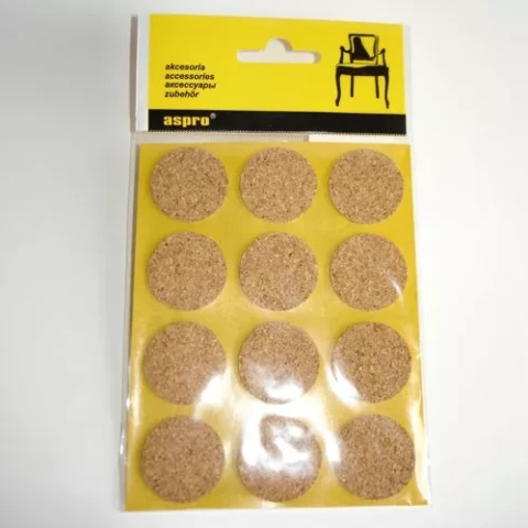 Aizsargpaliktnis mēbelēm 40003 korķis 12gab/iepak d-28mm