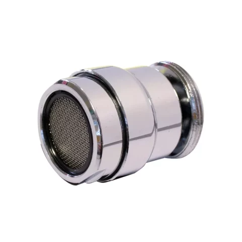 Chromium-plated swivel (joint) 24M with water saving aerator, flow 6 l/min., with rubber gasket