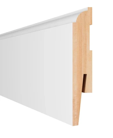 Grīdlīste MDF krāsojamā MP0901 15x90x2420mm BALTA GLUDA
