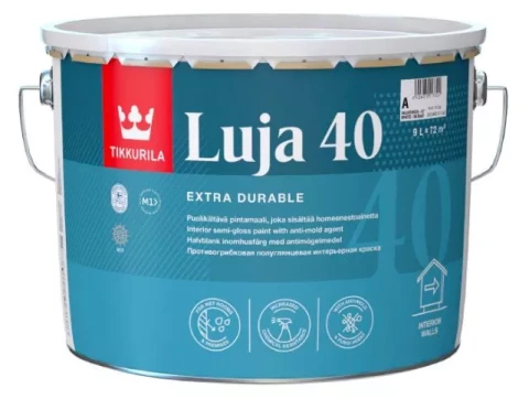 Tikkurila LUJA 40 C 9L покрывная краска, полуглянцевая
