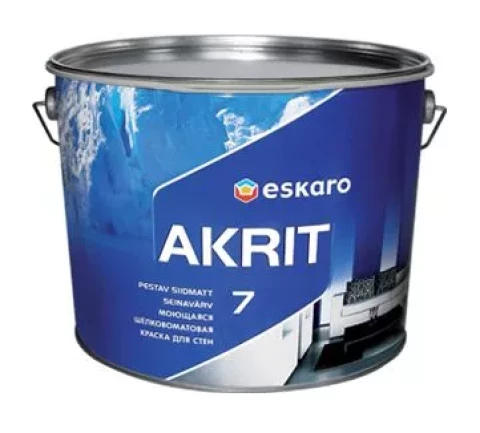 Eskaro AKRIT 7 TR 9L матовая краска для стен и потолков
