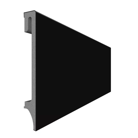 Grīdlīste PVC ūdensizturīga ESPUMO 120 melna ESP506 2.4m