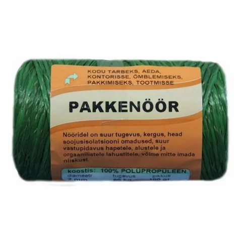 Virve vītā PP Split-film d4mm*25m +plast.turētājs