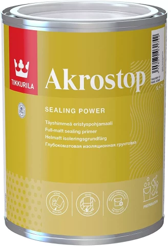 Изоляционная грунтовка Tikkurila Akrostop 1L