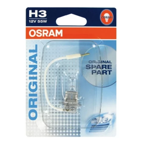 AUTO SPULDZE OSRAM 55W 12V  H3 halogēnlampa blister
