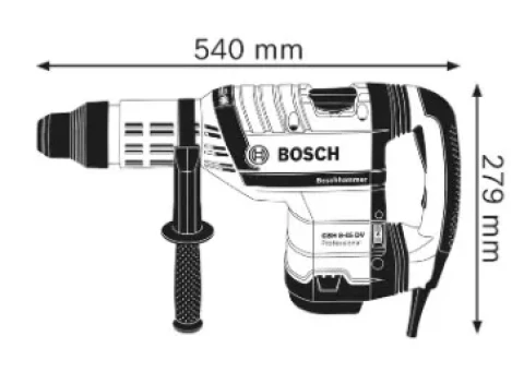 Перфоратор GBH 8-45 DV 8.9кг 1500Вт, BOSCH, 0611265000