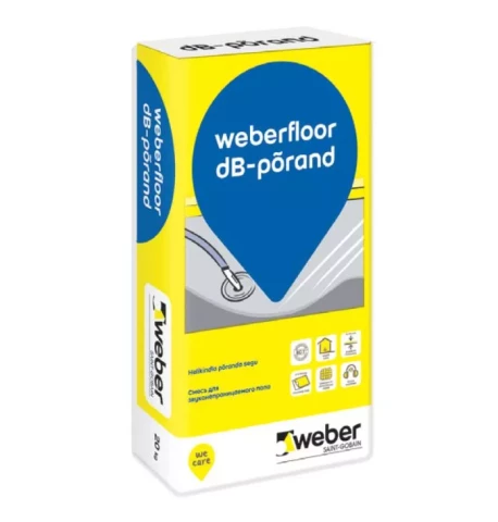 Weber Floor dB-PÕRAND 20kg Floor self-leveling 10-50mm