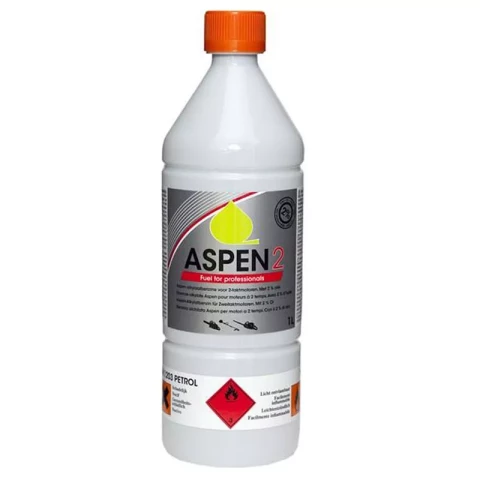ASPEN degviela 2T dzinējiem 1L sēra saturs <20mg/kg