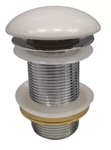 KAME sink Pop-Up valve, matt white ACTOP-MW