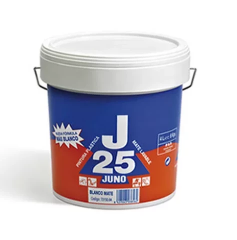 Juno J-25 4L Матовая акриловая сополимерная краска для потолков