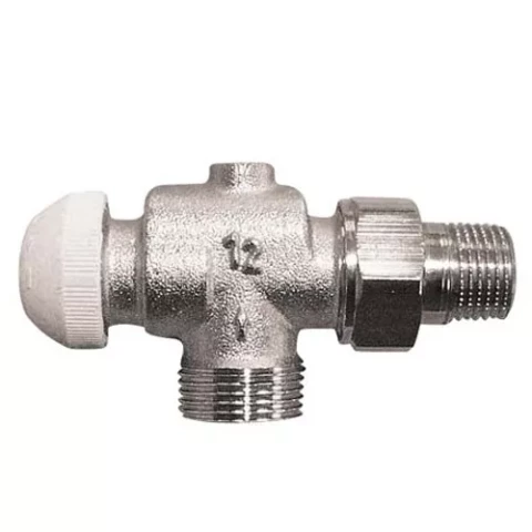 HERZ Термостатный клапан 1/2", осевой, наружная резьба 3/4"