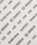 Slīpēšanas lokšņu komplekts EXPERT W480 Web 1/4 115x140mm G120 2 gab/iep BOSCH 2608902381