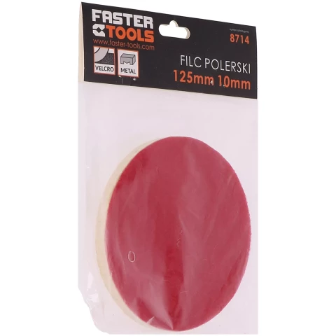 FASTER TOOLS Felt Polishing Disc 125 x 10mm