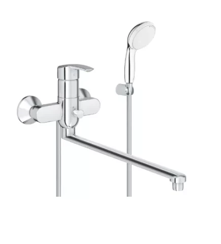 GROHE Смеситель для ванны Multiform с длинным изливом и душем Tempesta Duo, хром, 3270800A