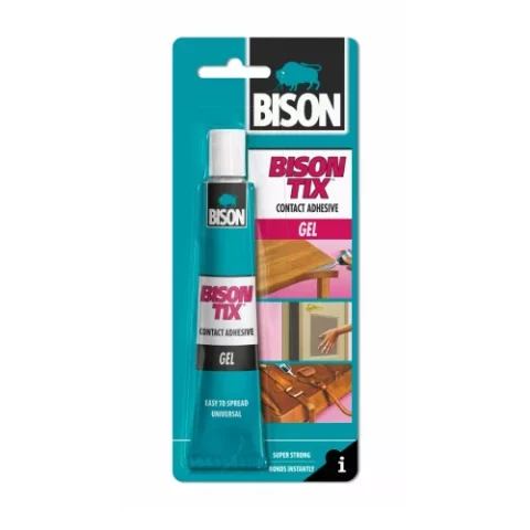 Bison TIX GEL 50ml КОНТАКТНЫЙ КЛЕЙ-ГЕЛЬ ПРОЗРАЧНЫЙ