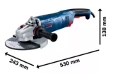 Angle grinder GWS 24-230 JZ Bosch, 06018C3300