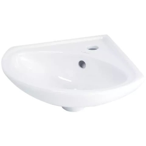 Cersanit izlietne stūra SIGMA 32x32 cm ar caur.