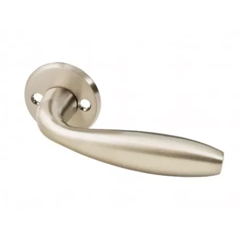 Handle Scandinavian, brass, stainless steel tone