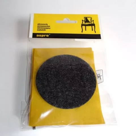 Aizsargpaliktnis mēbelēm 40002 Melns 4gab/iepak d-100mm