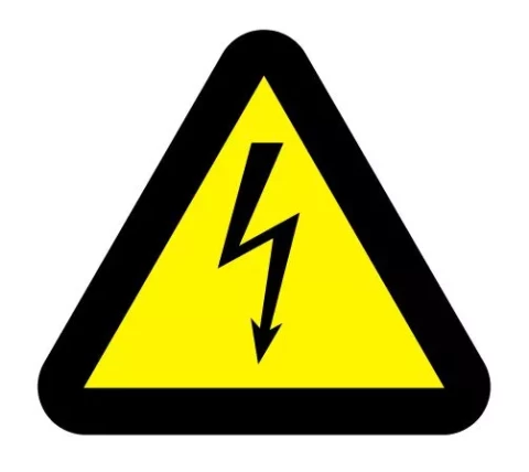 Sticker ''Danger electricity'' h8