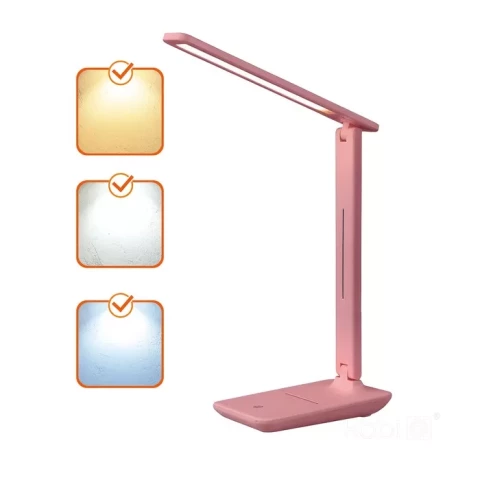 LED2B Galda lampa NOBLITE N 7W/3CCT 460lm rozā