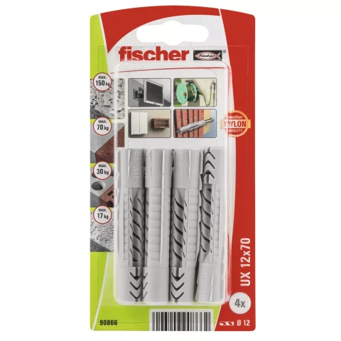 FISCHER UX 12X70 dībelis 4gab/iep 61-866B