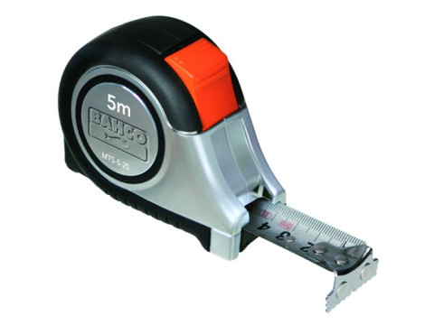 Bahco® Measuring tape 5M 25mm water resistant (stainless) with magnet, MTS-5-25