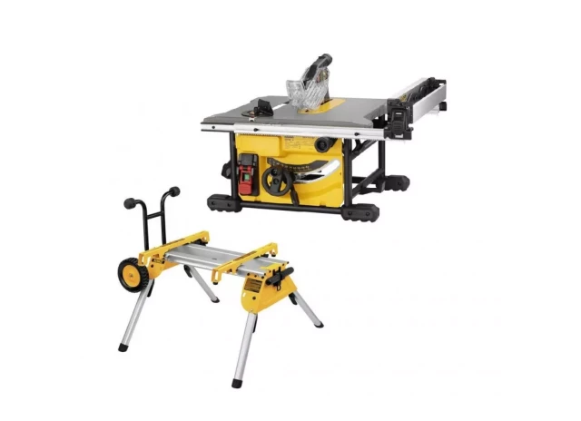 DeWalt Stacionārais zāģis ar darba galdu 210mm 1850W DWE7485RS-QS