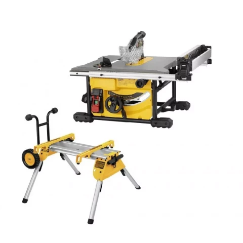Compact Table Saw Rolling Stand DWE7485RS-QS, 210mm, 1850W,  DEWALT