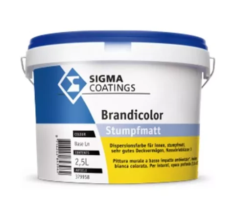 Sigma BRANDICOLOR LN 12.5L Белая матовая акриловая краска для потолков