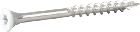 Fasādes skrūve ar konisku galvu balta 4.4X52 A4 250gab, ESSVE 537152