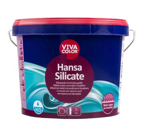 Vivacolor HANSA SILICATE SC 2.7l Silicate paint for mineral facades