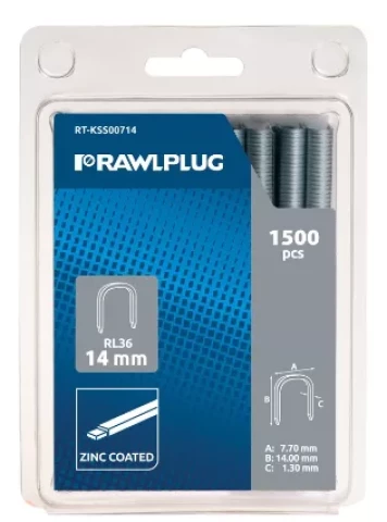 Skavas pusapaļās RL36-14mm  1500 gab.