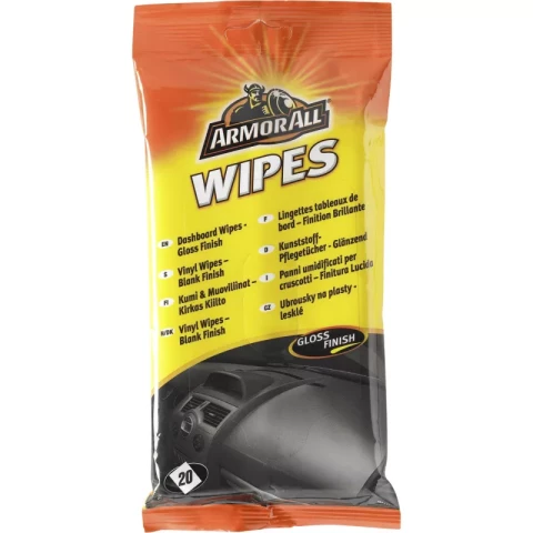 ArmorAll Dashboard Wipes - Gloss Pouch (20)