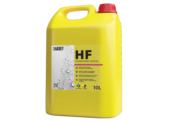 Sakret HF 1L Hidrofobizators Minerālo virsmu aizsardzībai pret atmosfēras nokrišņiem